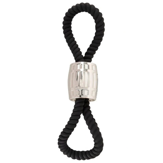 Heavy Rope Cock Strap with two Loops