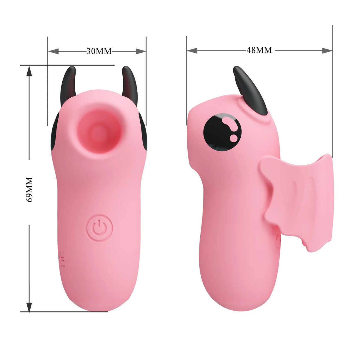 Stimolatore clitorideo Magic Devil 10 electric shock 10 funzioni – a spinta BI-300070-1 | Pretty Love
