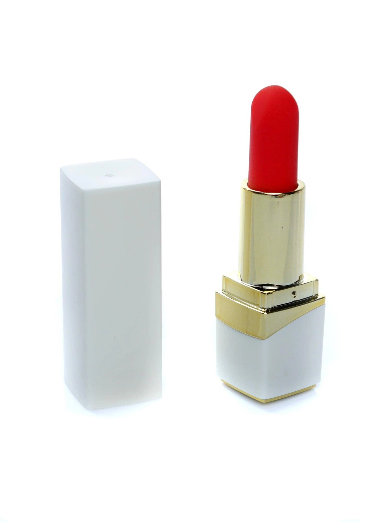 Vibromasseur rouge à lèvres Stymulator - Blanc