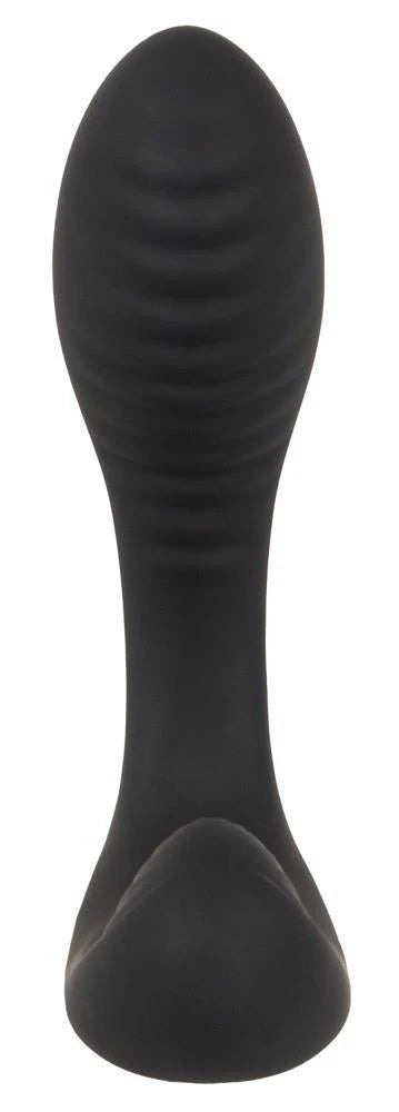 Prostate massager 7 functions – remote control, rechargeable, black | Intense