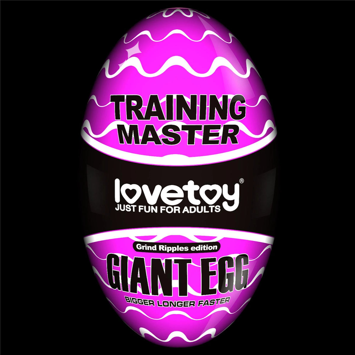 Masturbatore Giant Grind Ripples 13 cm – vibrante, viola | Lovetoy