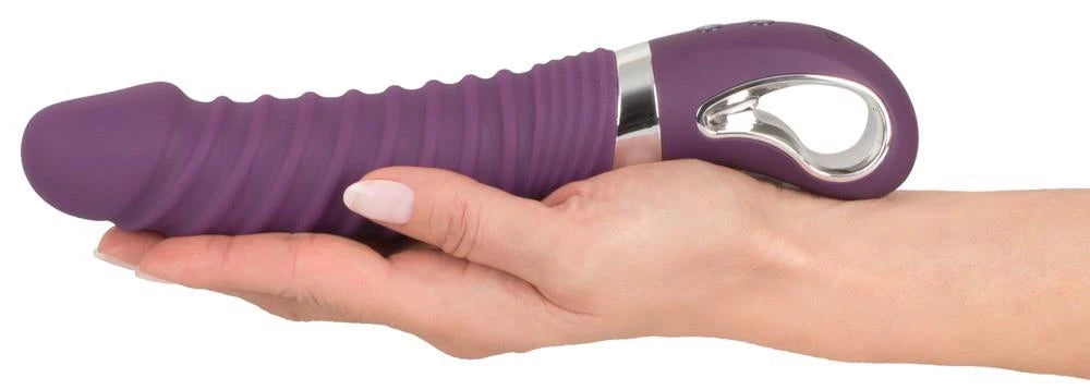 Classic vibrator 12 functions – rechargeable, heating, purple | Sweet Smile