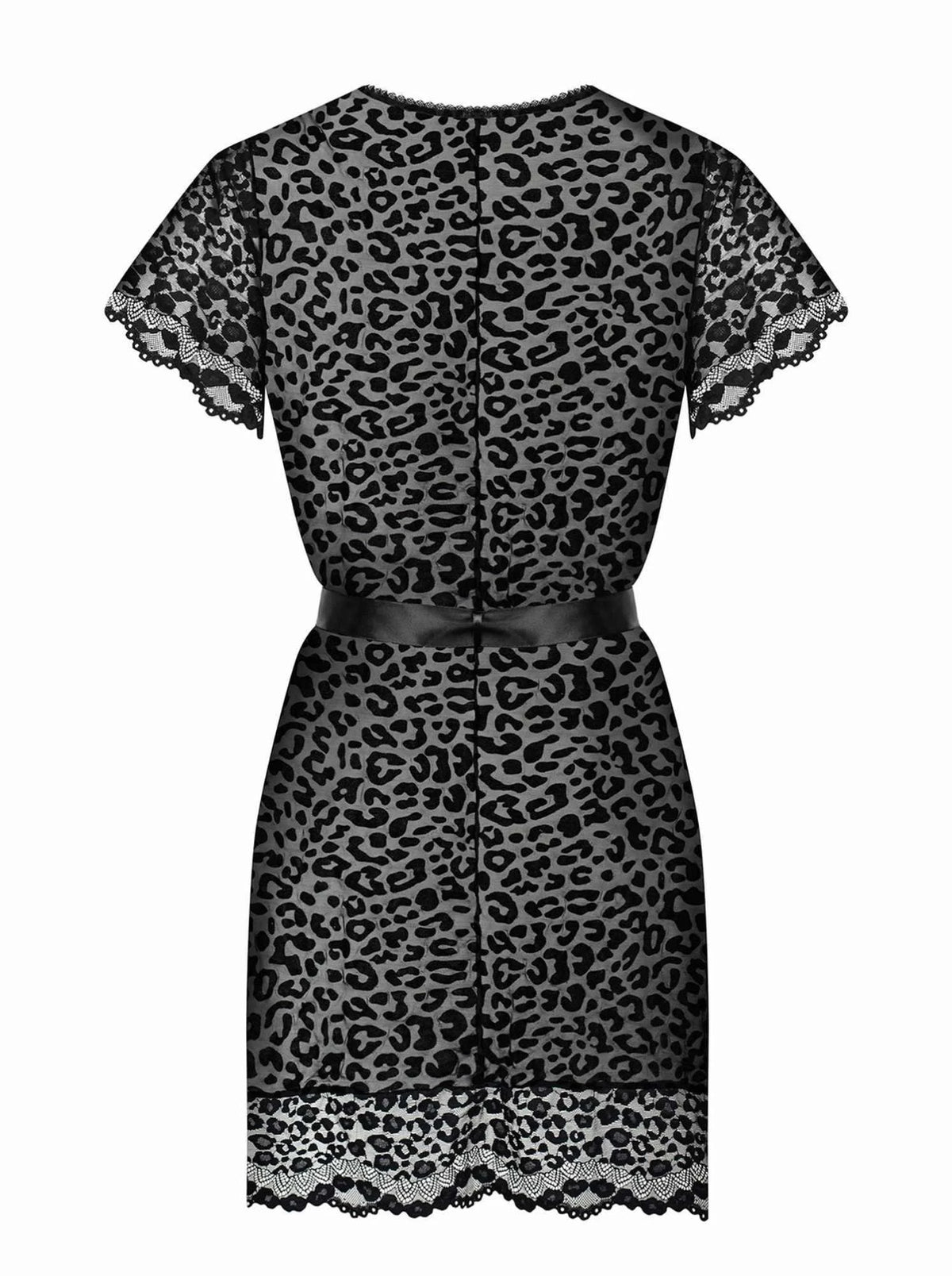 Peignoir Giully – noir | Obsessive