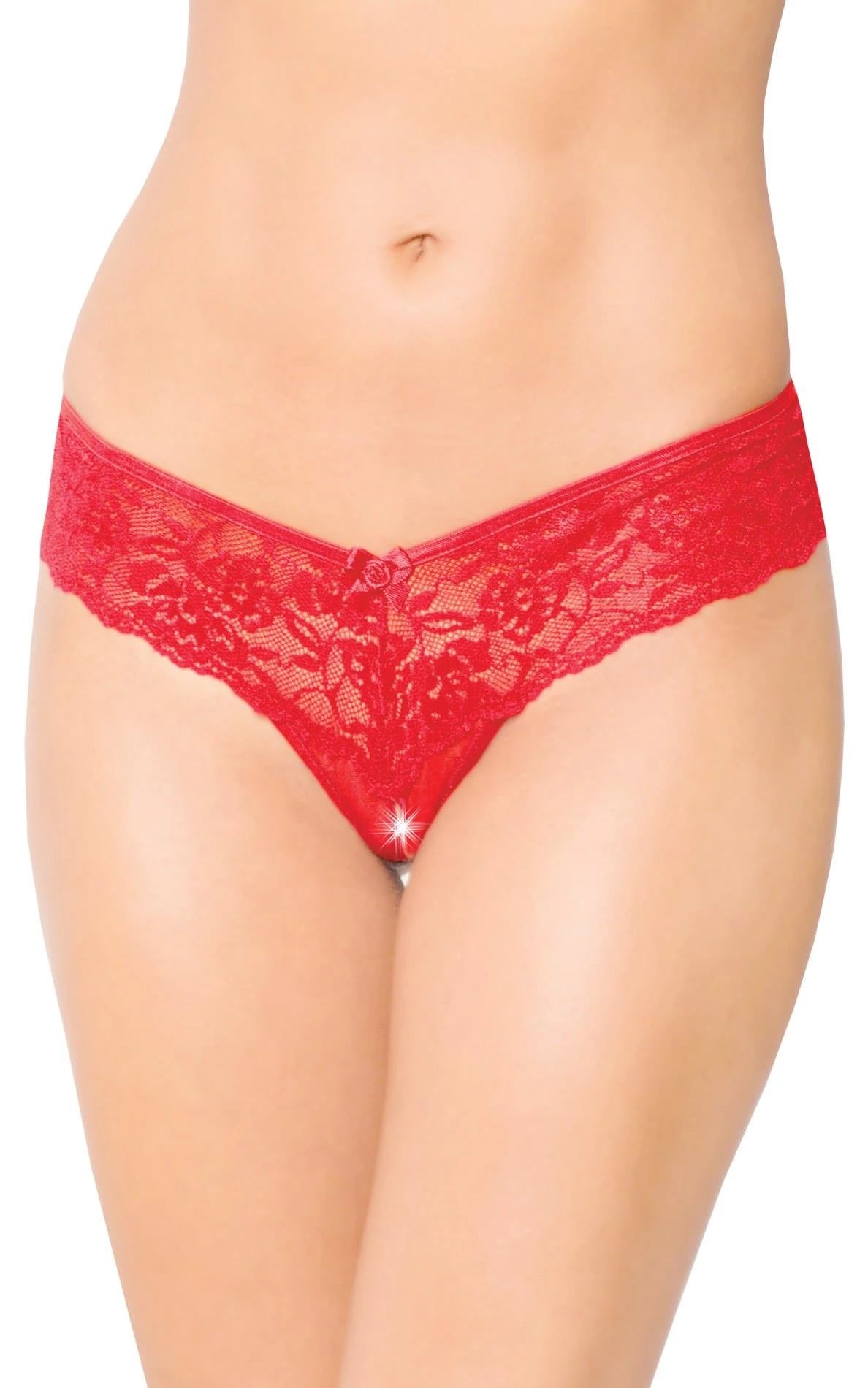 Braga – de encaje, roja 89-5591244036 | SoftLine Collection