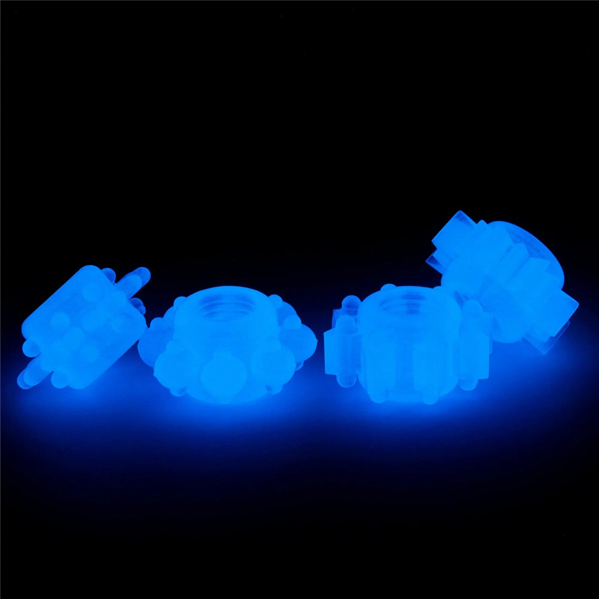 Anello fallico Lumino Play – vibrante, blu 10-LV343011 | Lovetoy