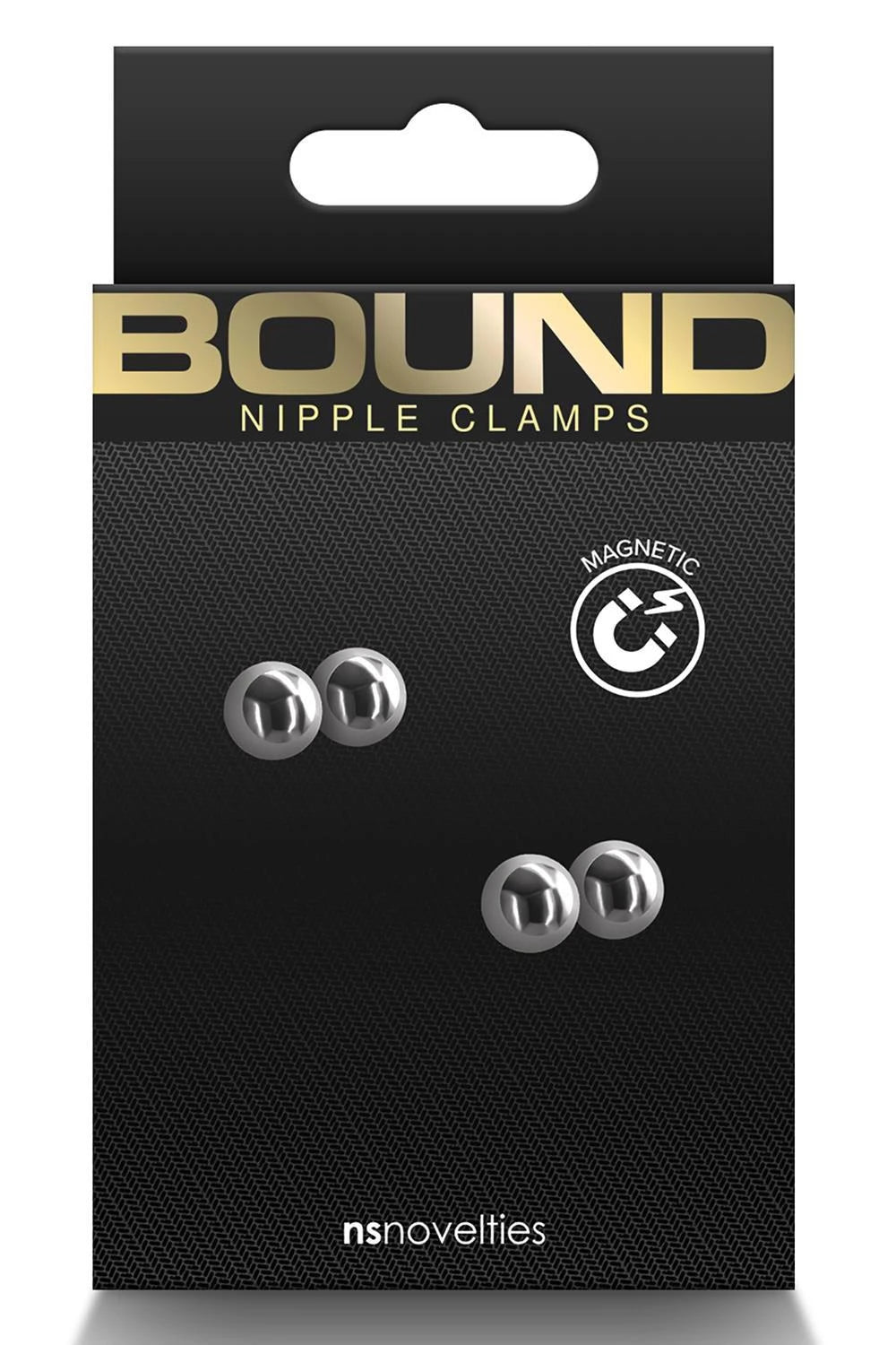 Mellbimbó csipesz Bound Clamps M1 Gunmetal | NS Novelties