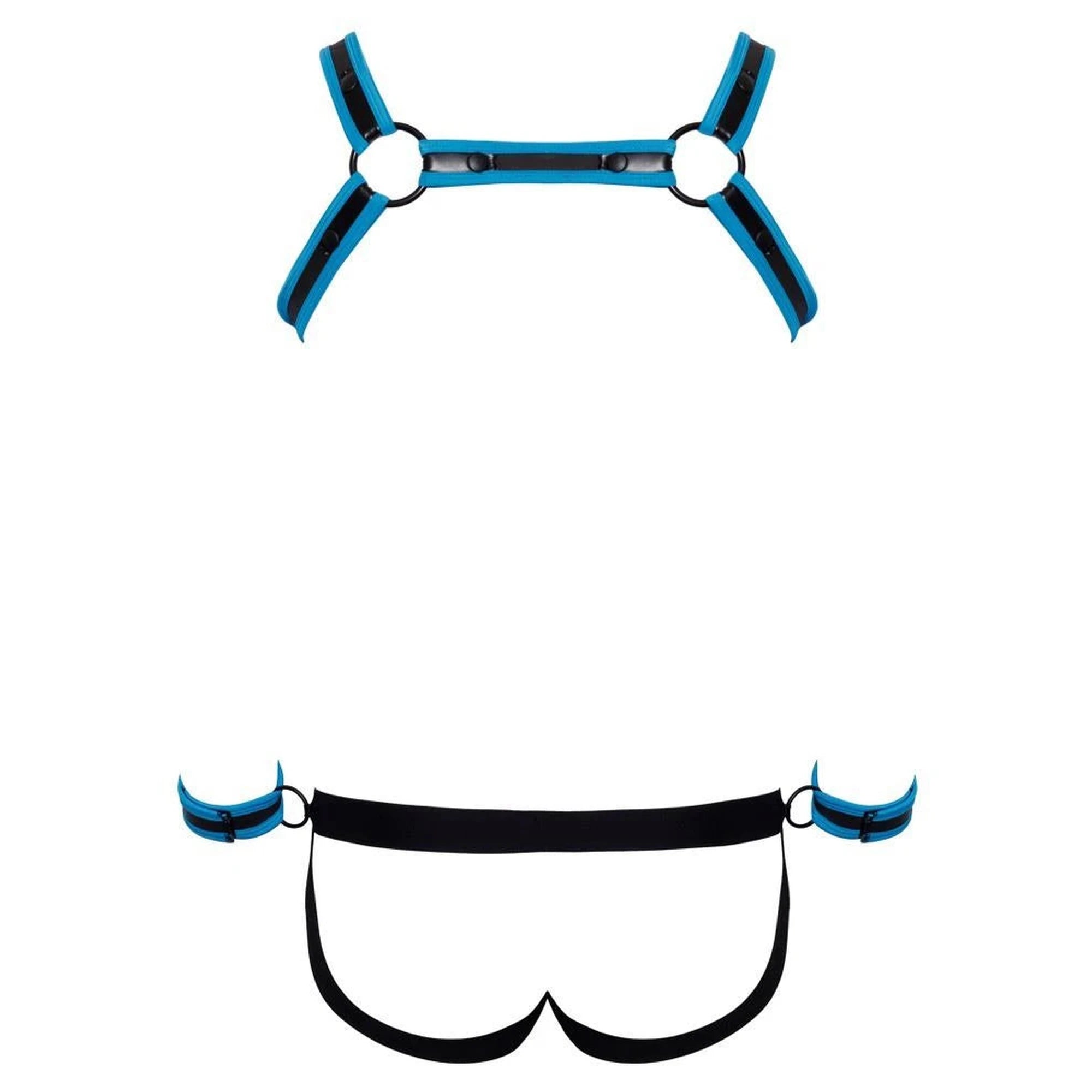 Jock pour homme noir/bleu M