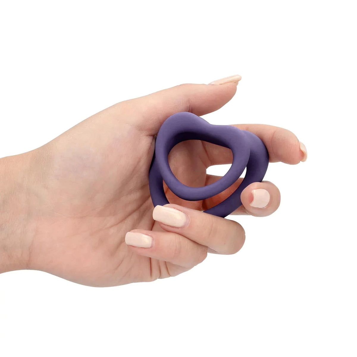 Anello fallico Heart Storm – viola | Loveline