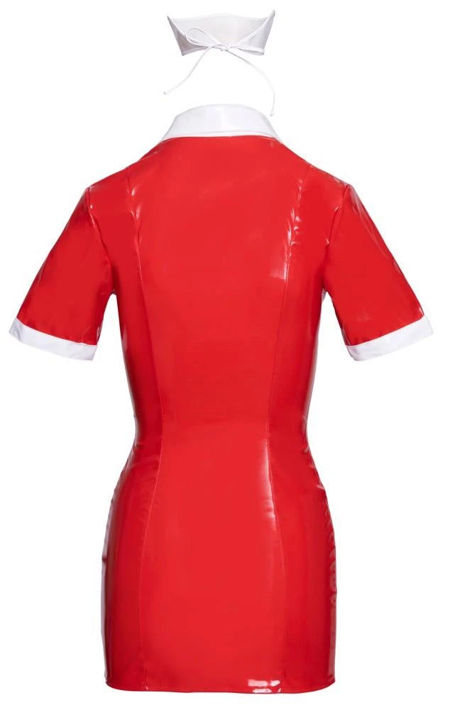 Ruha – wetlook, cipzáras, piros 28510833032 | Black Level