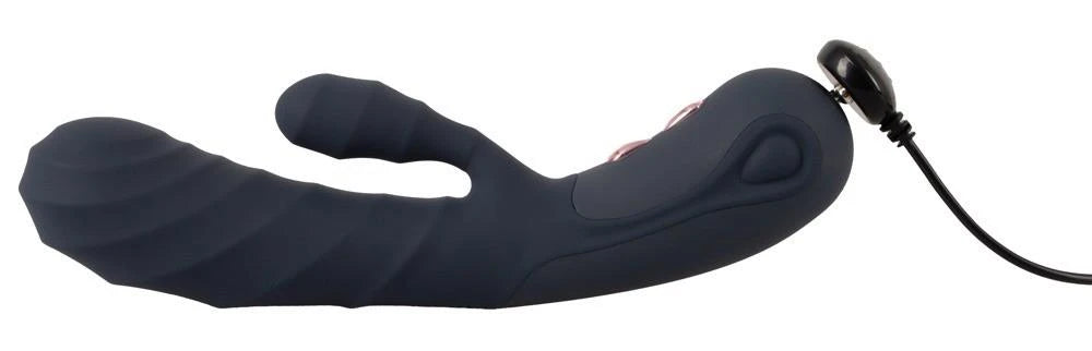 Vibratore rabbit Oh 10 funzioni – ricaricabile, blu