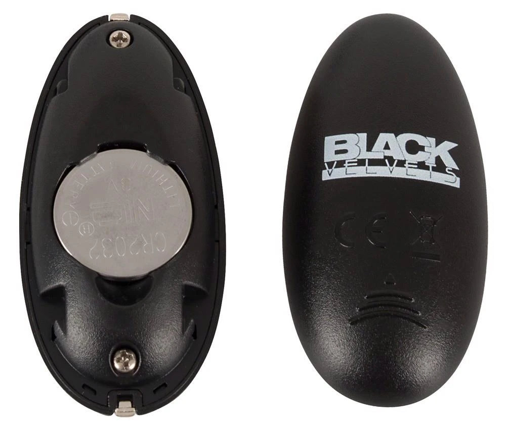 Plug anale thruster 7 funzioni – vibrante, a spinta, nero | Black Velvets