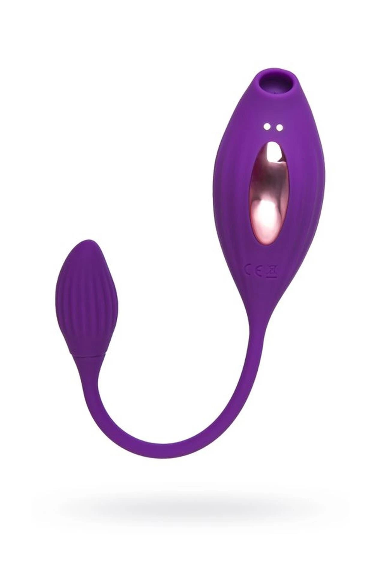 Stimulateur clitoridien JOS Vacuum Ginny, silicone, violet, 31 cm