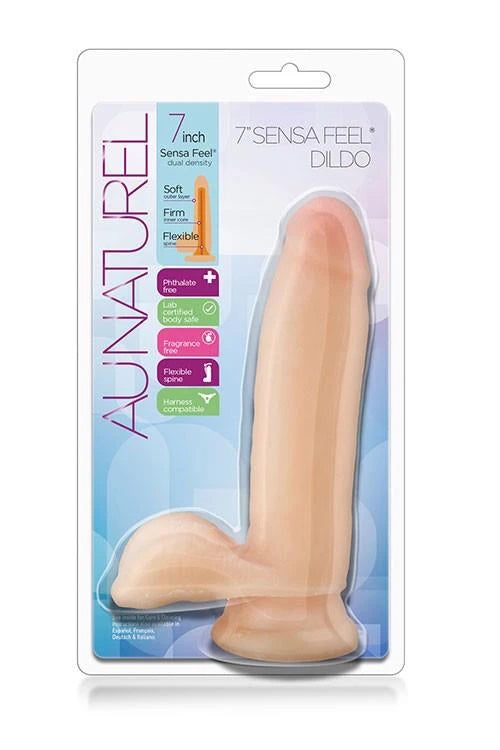 AU NATUREL GODEMICHET SENSA FEEL 7 POUCES BEIGE