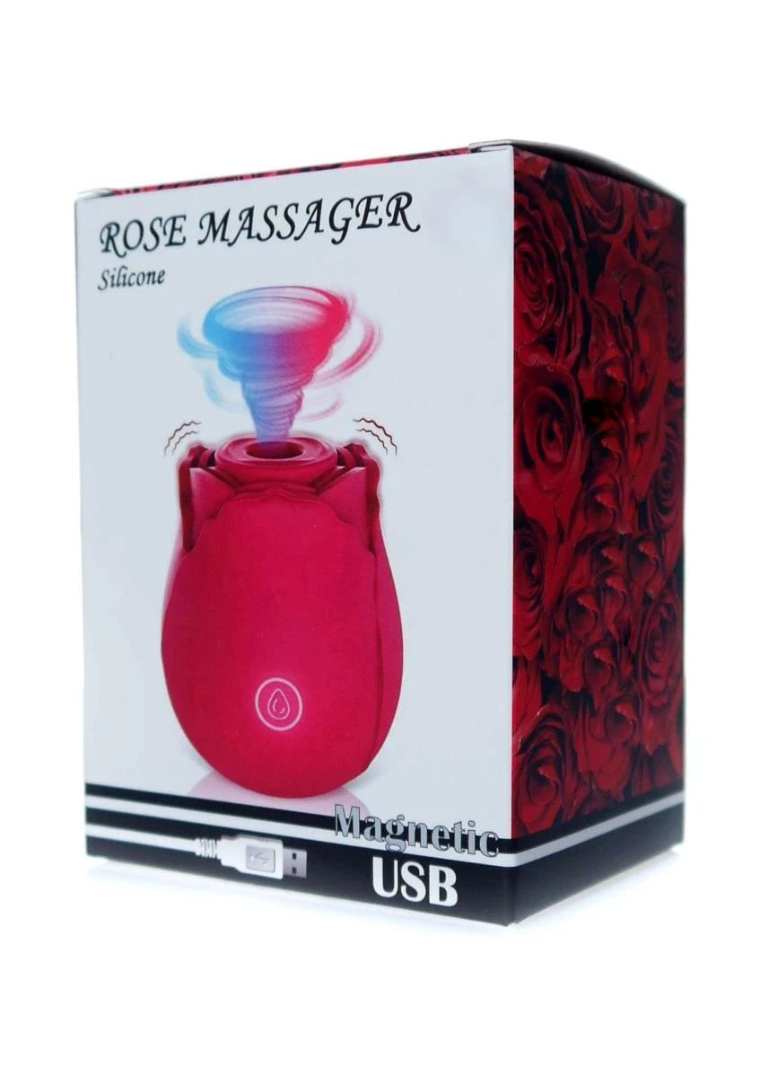 Stimulateur clitoridien 10 fonctions – rechargeable, rouge | Favorites