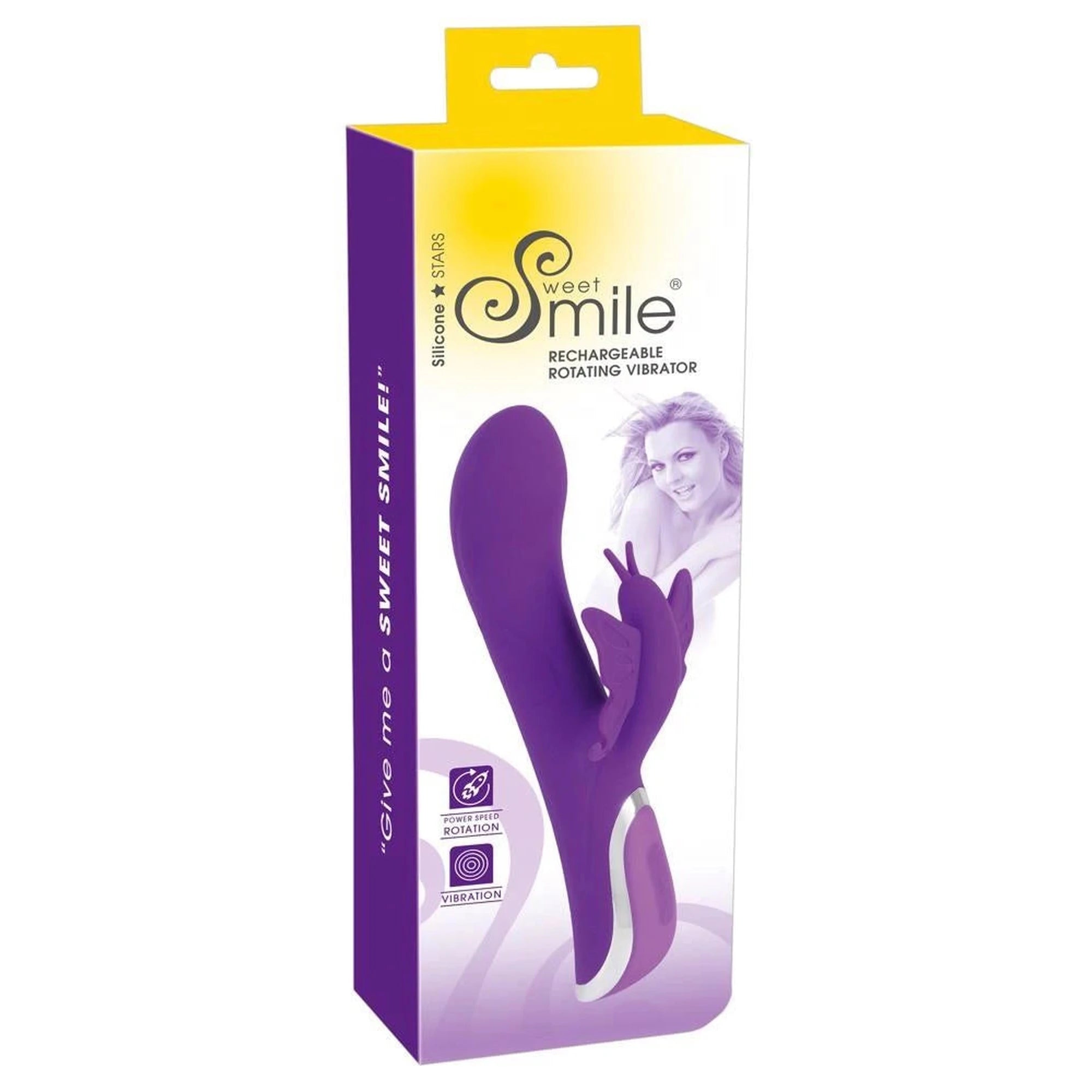Sweet Smile Brosse à dents électrique rotative rechargeable