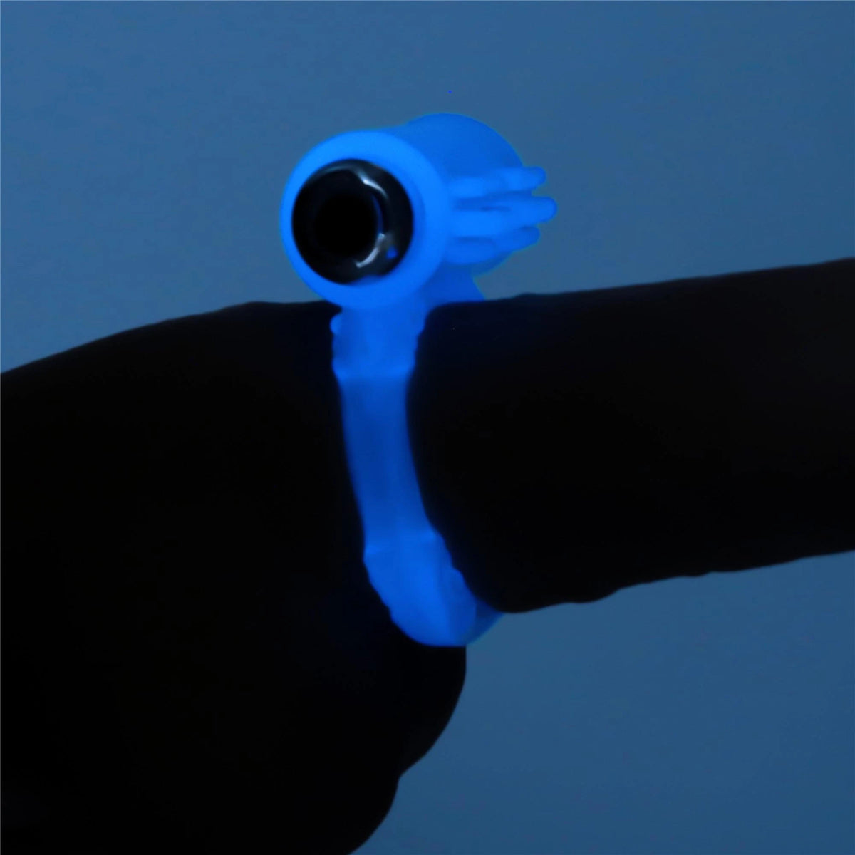 Anillo para el pene Lumino Play – vibrador, azul 10-LV343215 | Lovetoy