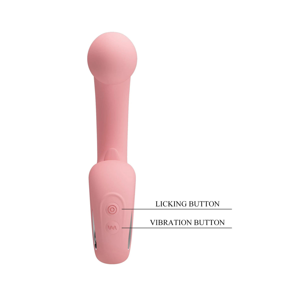 Estimulador de clítoris Erynnyes 5 licking 10 funciones – recargable, rosa | Pretty Love