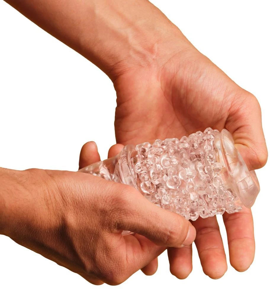 Masturbatore Chrysm 13 cm – trasparente | The Handy