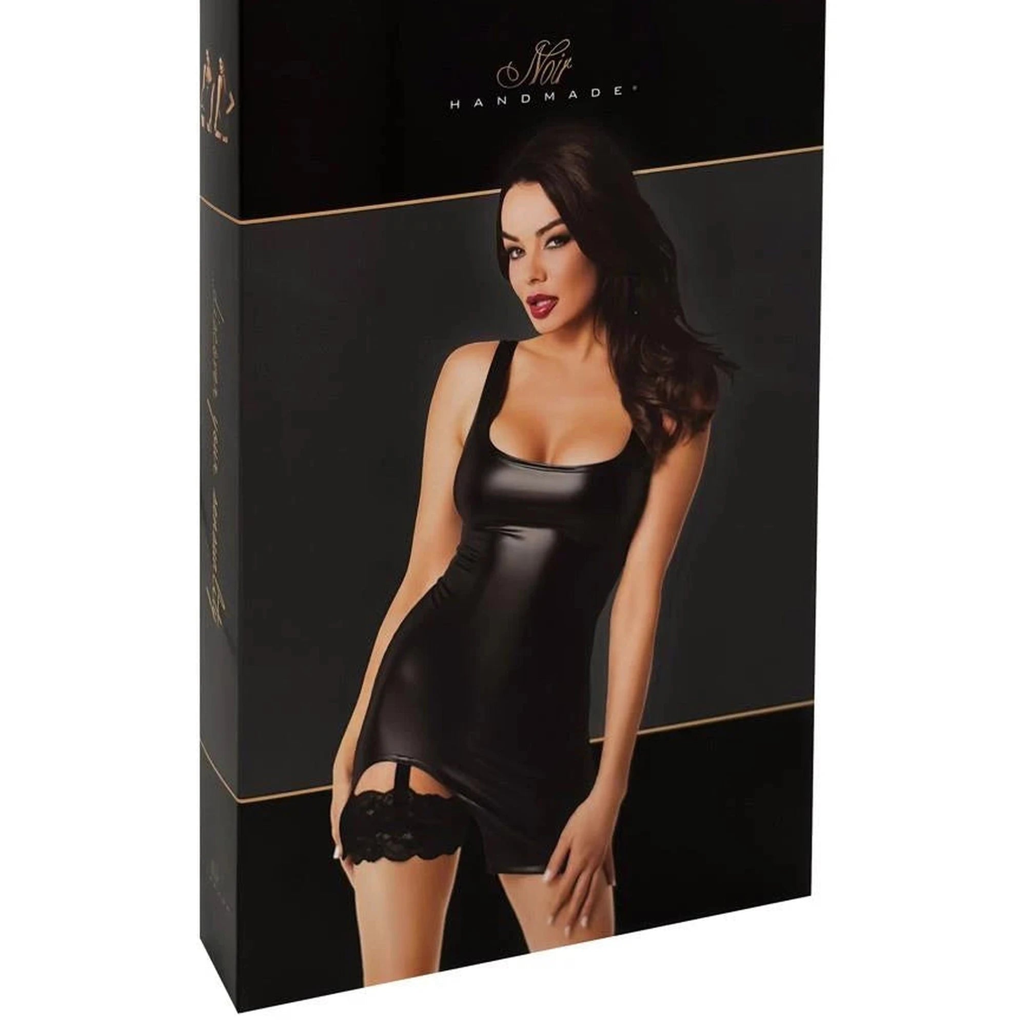 Black Dress Suspender Strap XL