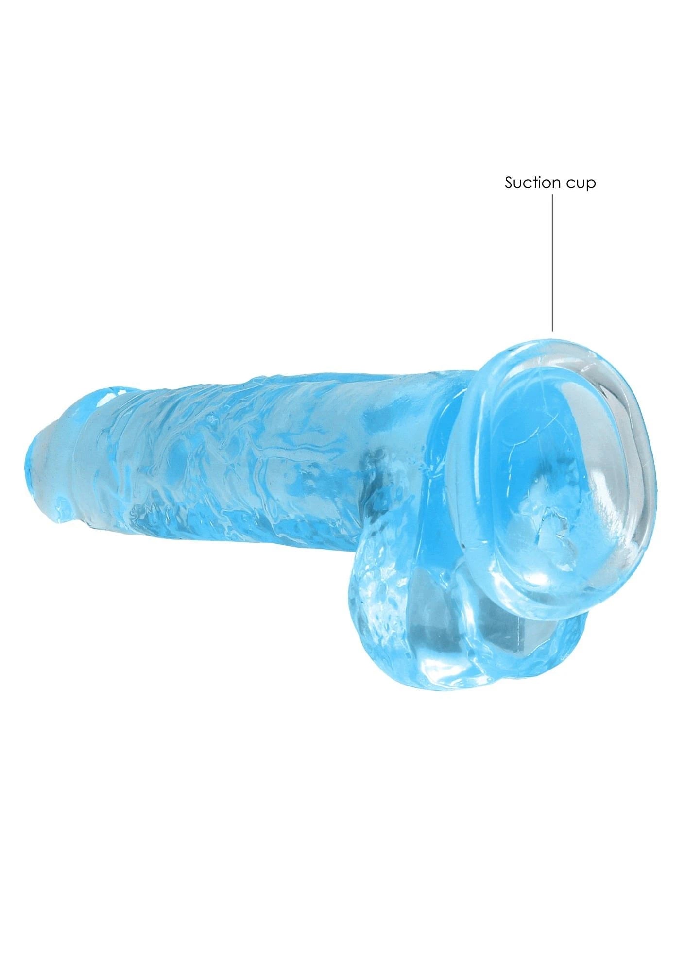 Realistic Dildo with Balls - 8 / 21 cm