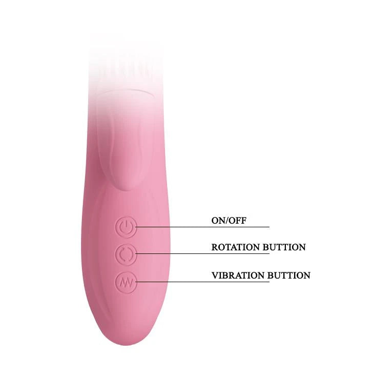 Vibromasseur point G Chris 7 fonctions – rechargeable, rouge | Pretty Love