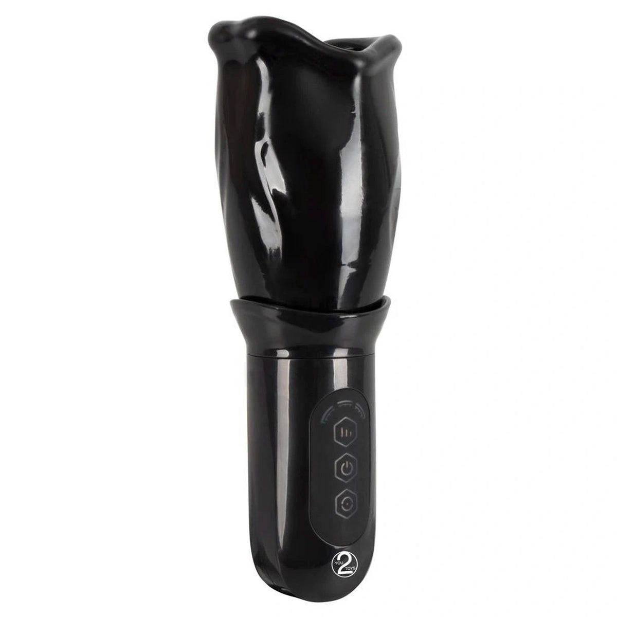 Masturbator 3 Stufen – wiederaufladbar, rotierend, schwarz | Stroker