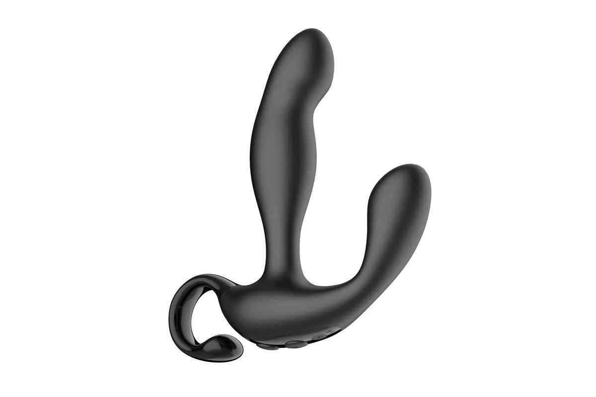 Massajador de próstata Wiggle – com controlo remoto, vibratório, preto | Favorites