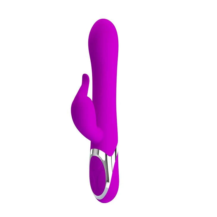 Vibratore rabbit Neil 12 funzioni – ricaricabile, gonfiabile, viola | Pretty Love