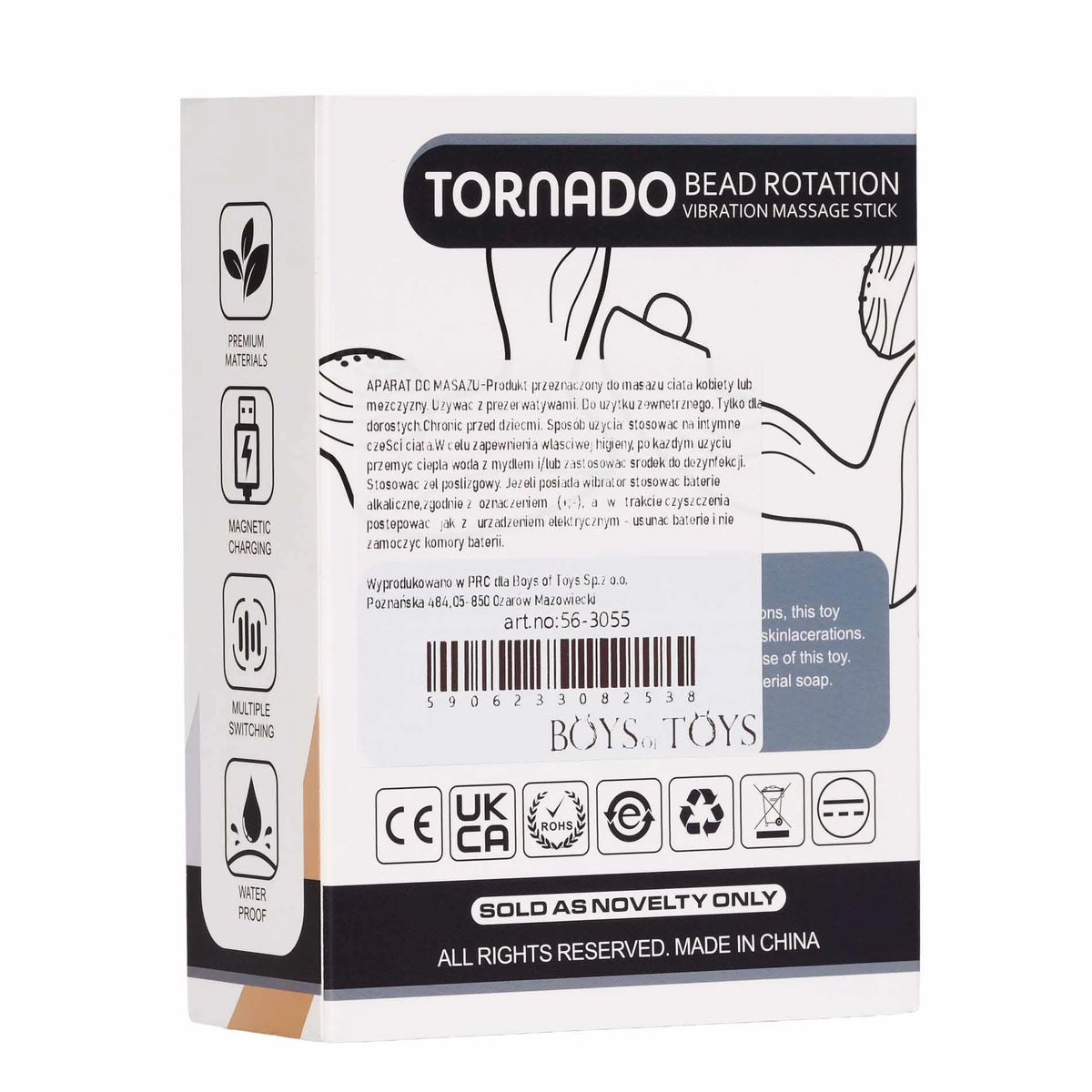 Prosztata masszírozó Tornado – fekete | Favorites