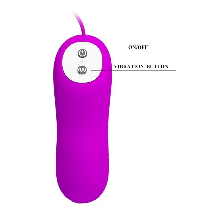 Ovo vibratório Eunice 12 funções – com controlo remoto | Pretty Love