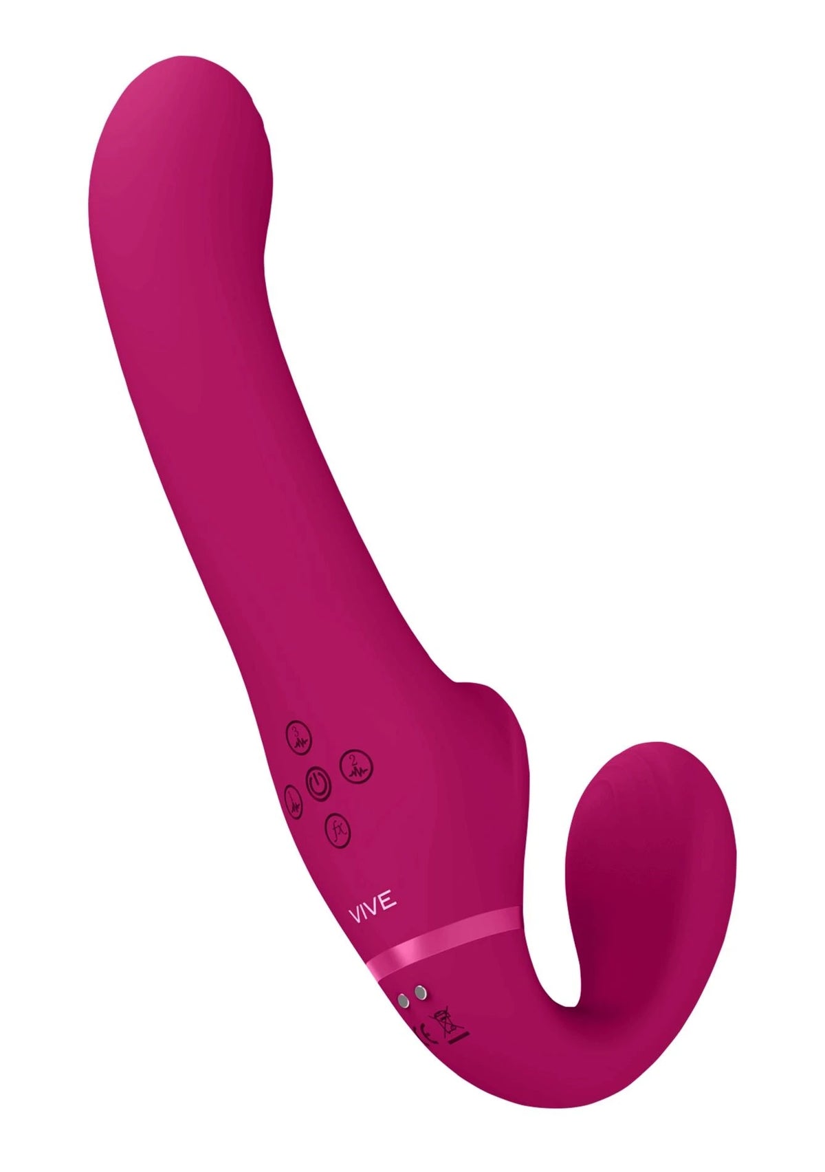 Strap-on Ai Air Wave Tickler Strapless 10 velocità – doppio | Vive