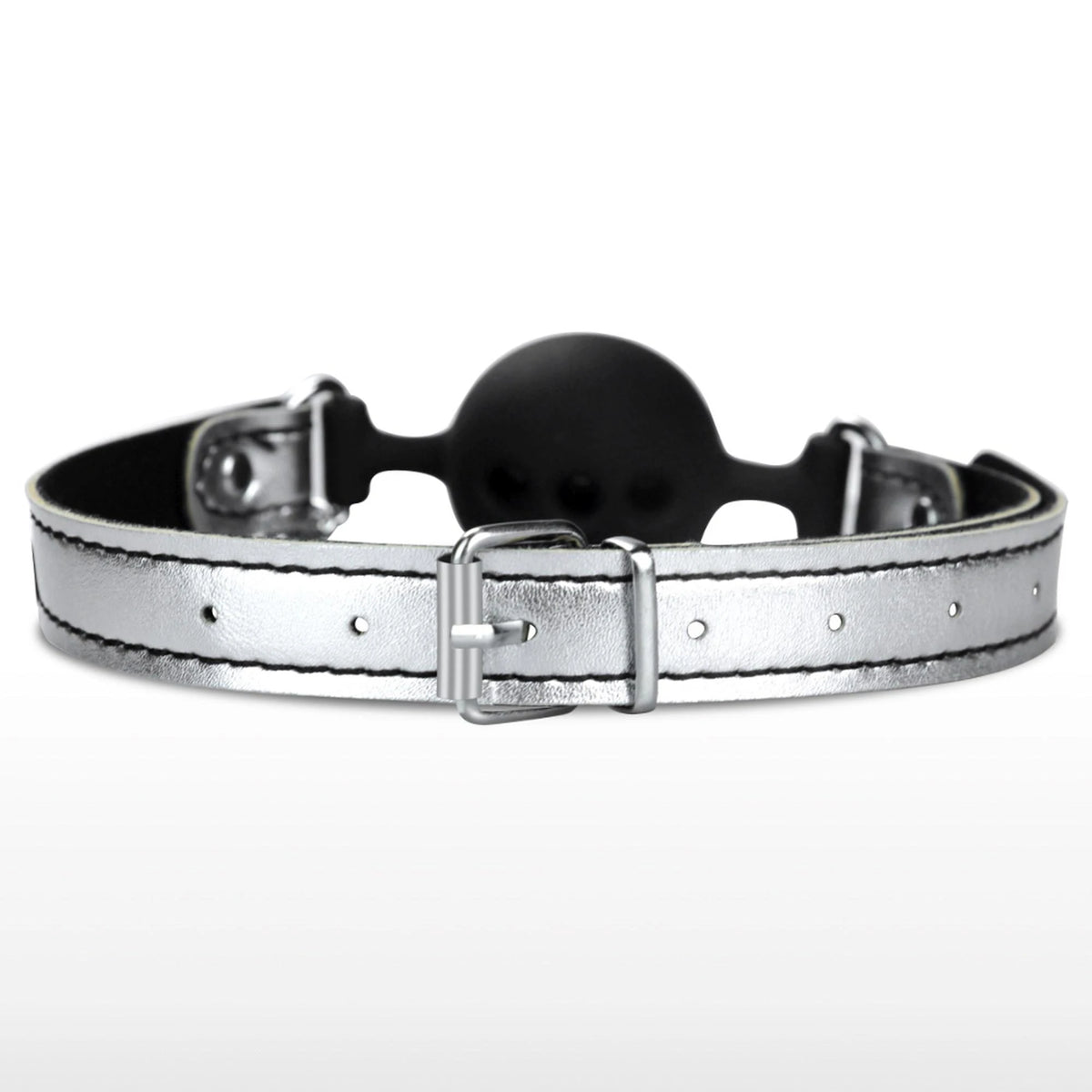 Bavaglio Breathable Clamp – vibrante, argento | Lovetoy