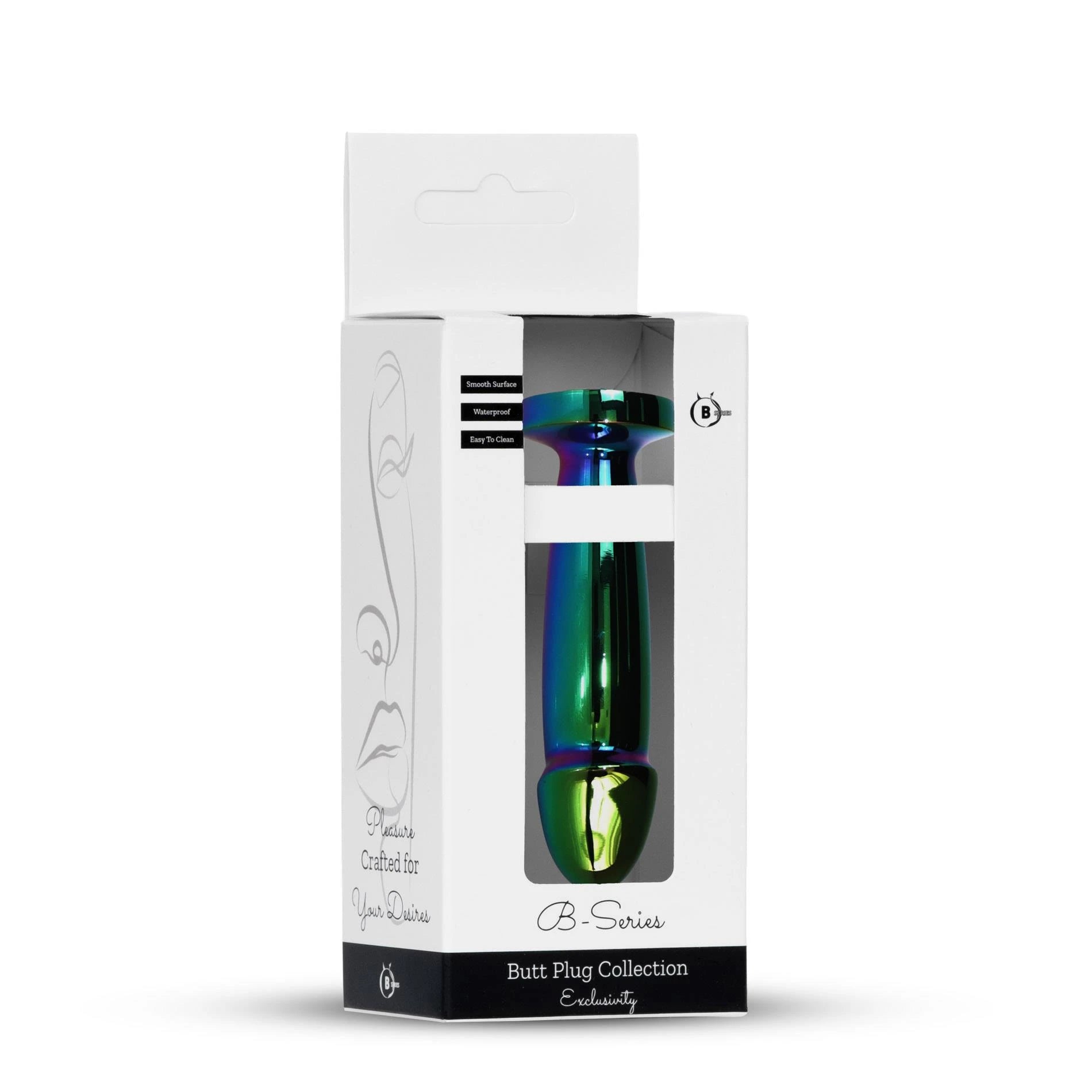 Bouchon-Bijou Pénis Multicolore BOUCHON- Transparent S
