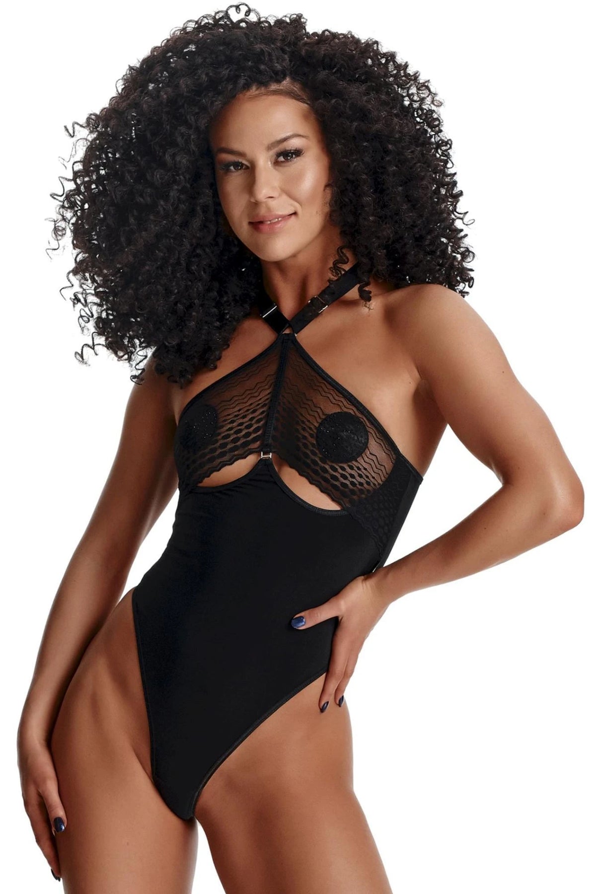 Body LadyX Trini – nero 66-LXTRINI001 M | Demoniq