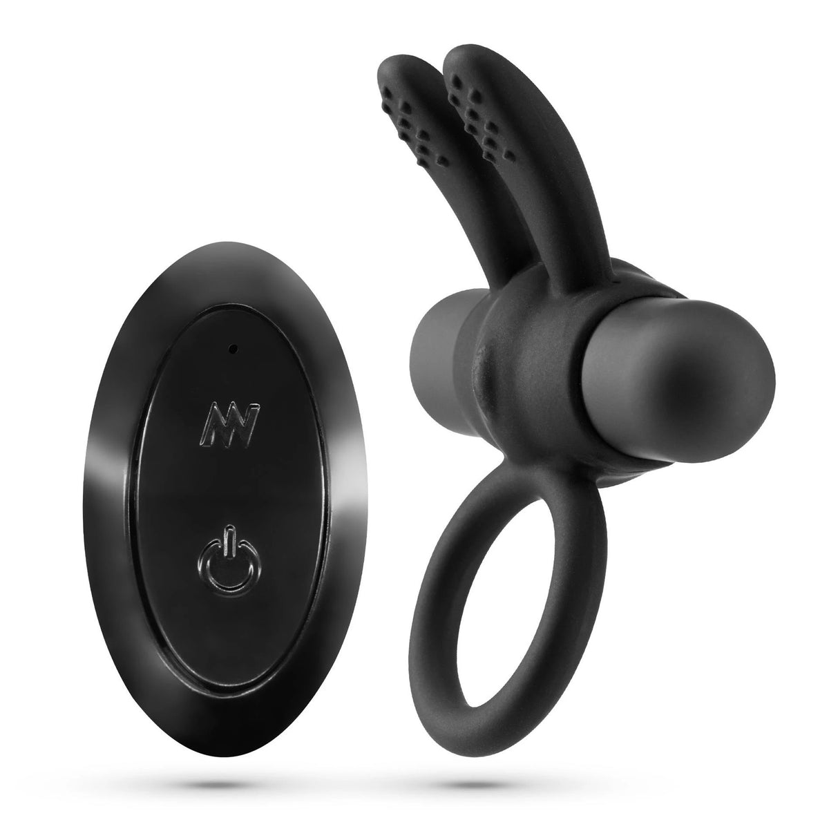Anillo para el pene Nacho 10 funciones – con mando a distancia, vibrador, negro | Crushious