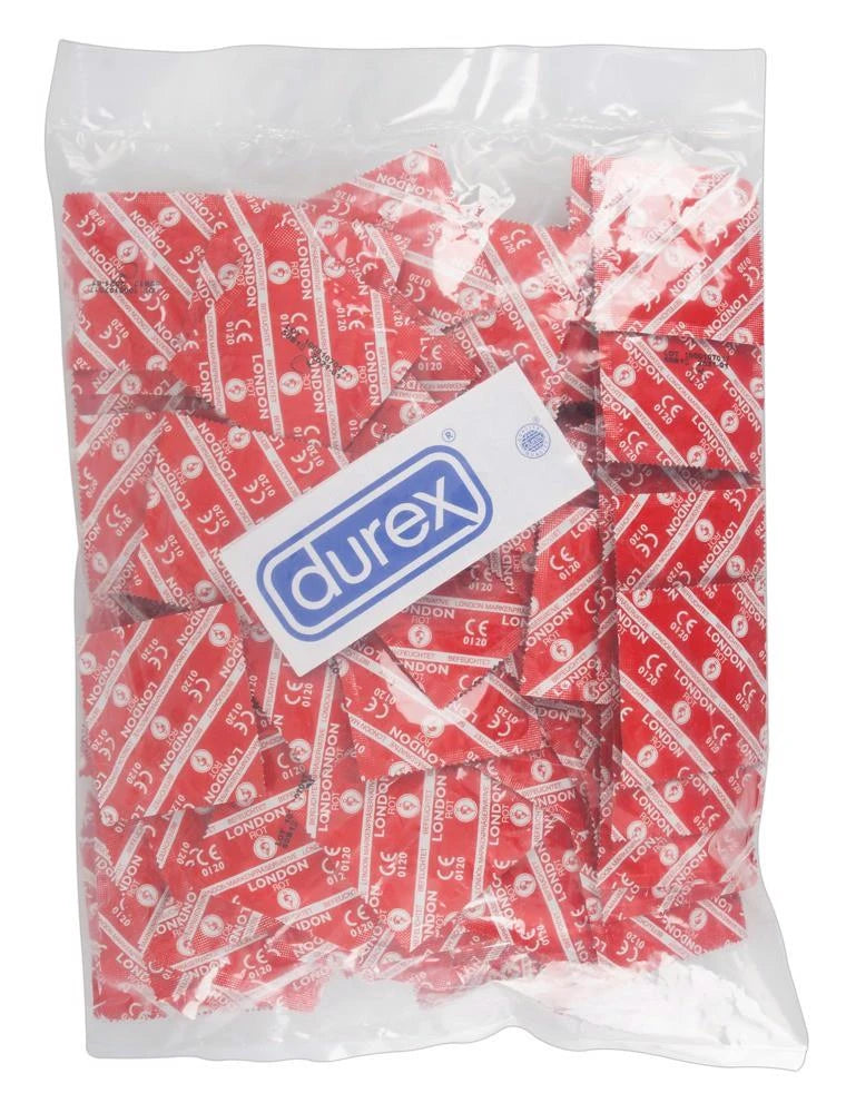 Préservatifs London rouges 100 pcs.