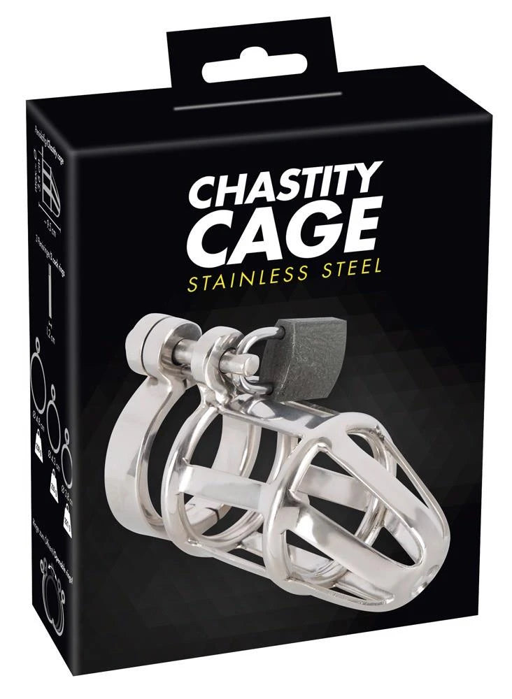 Cage de chasteté en acier inoxydable