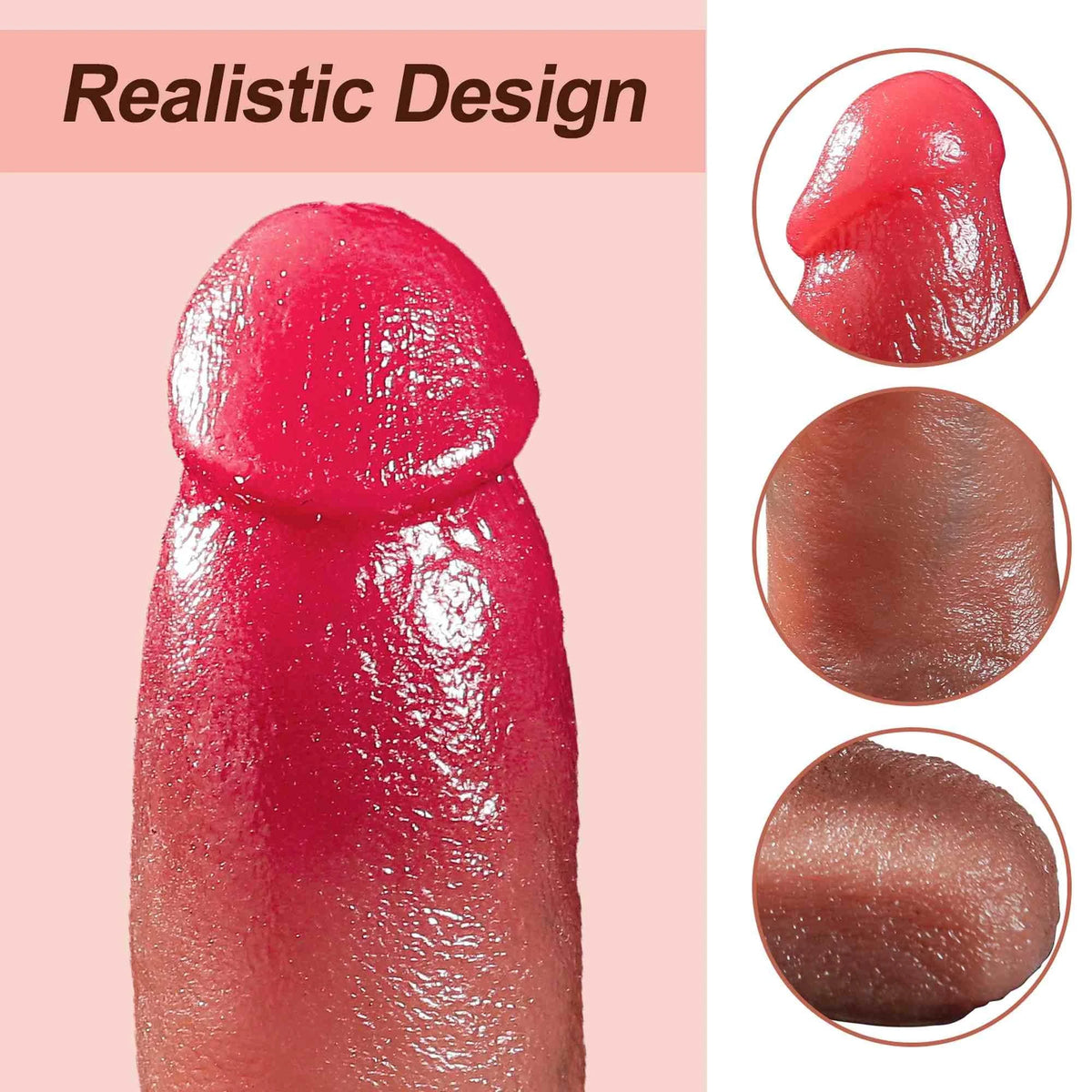 Vibromasseur réaliste 10 fonctions – avec télécommande, rechargeable, nude | Favorites