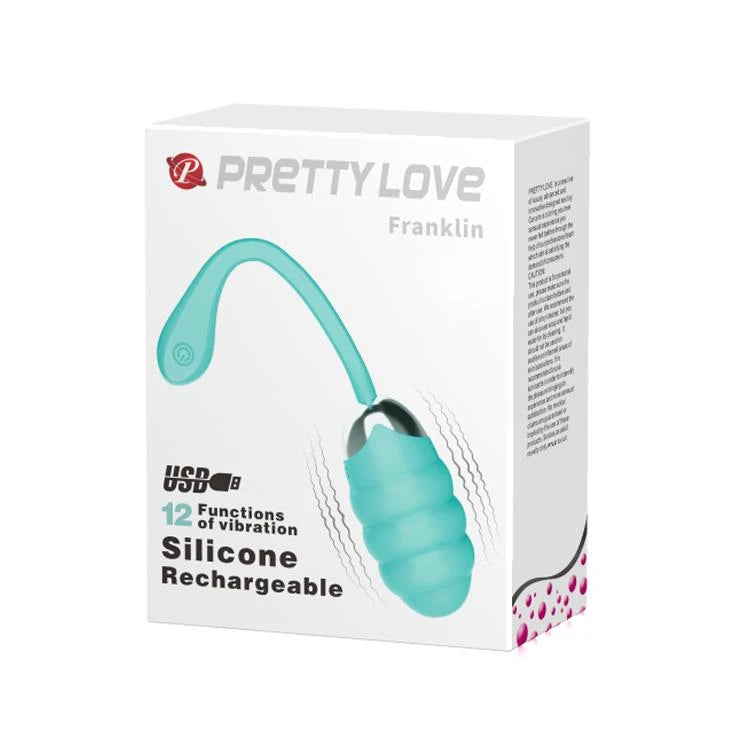 Œuf vibrant Franklin 12 fonctions – rechargeable | Pretty Love