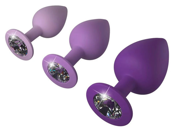 Anál dugó little gems trainer 7.2 cm – ékköves, lila | Fantasy For Her