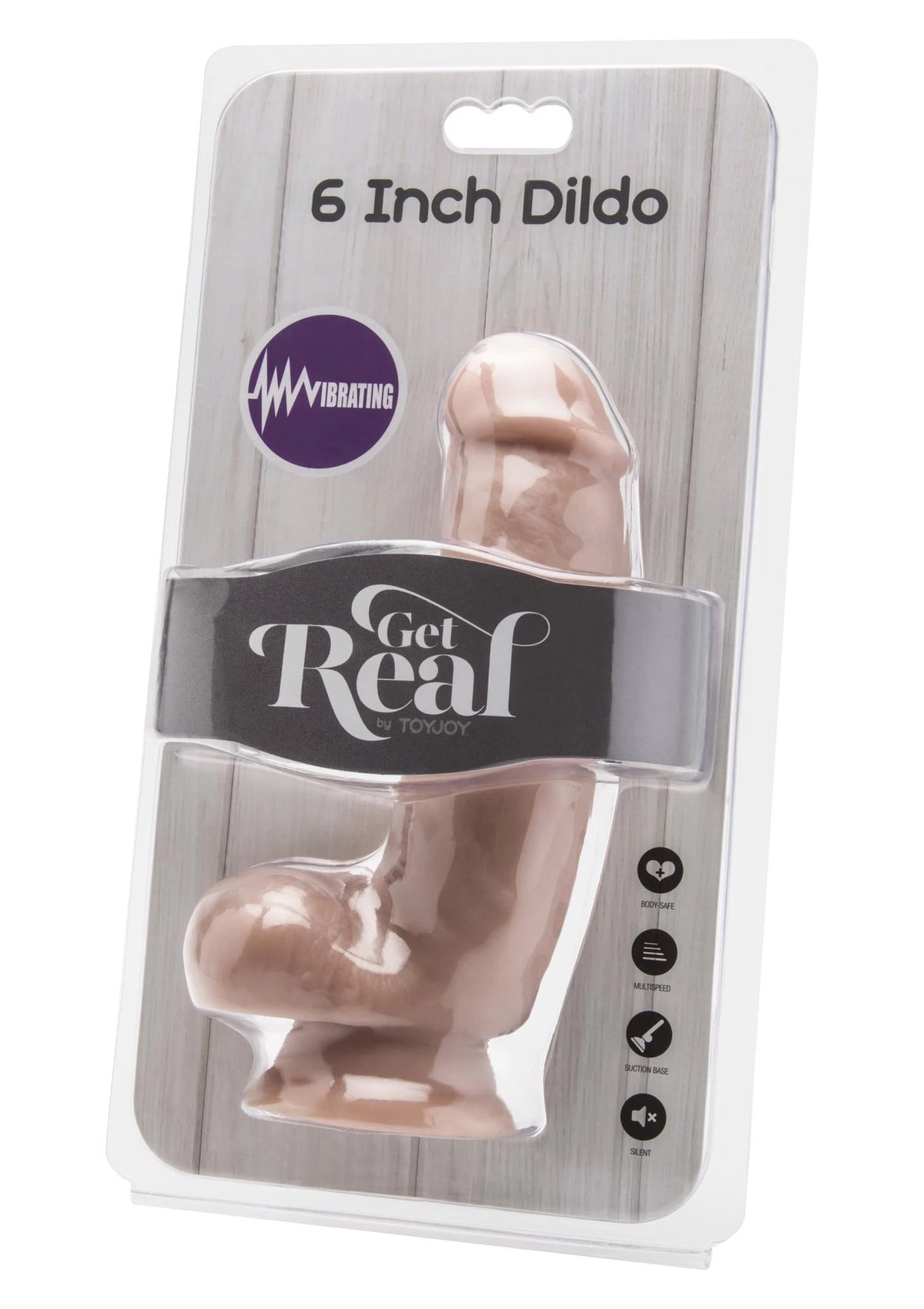 Vibrador realista 6in tone – con ventosa, nude | ToyJoy