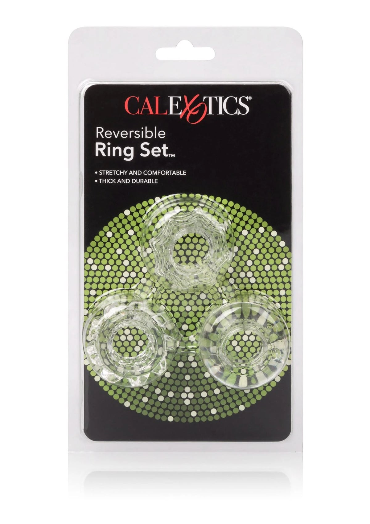 Anello fallico Reversible – trasparente | Calexotics
