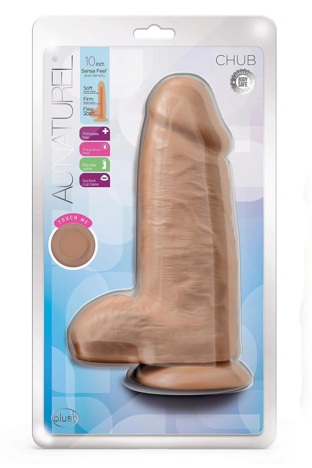GODEMICHET 10" FORME NATURELLE COULEUR MOCHA