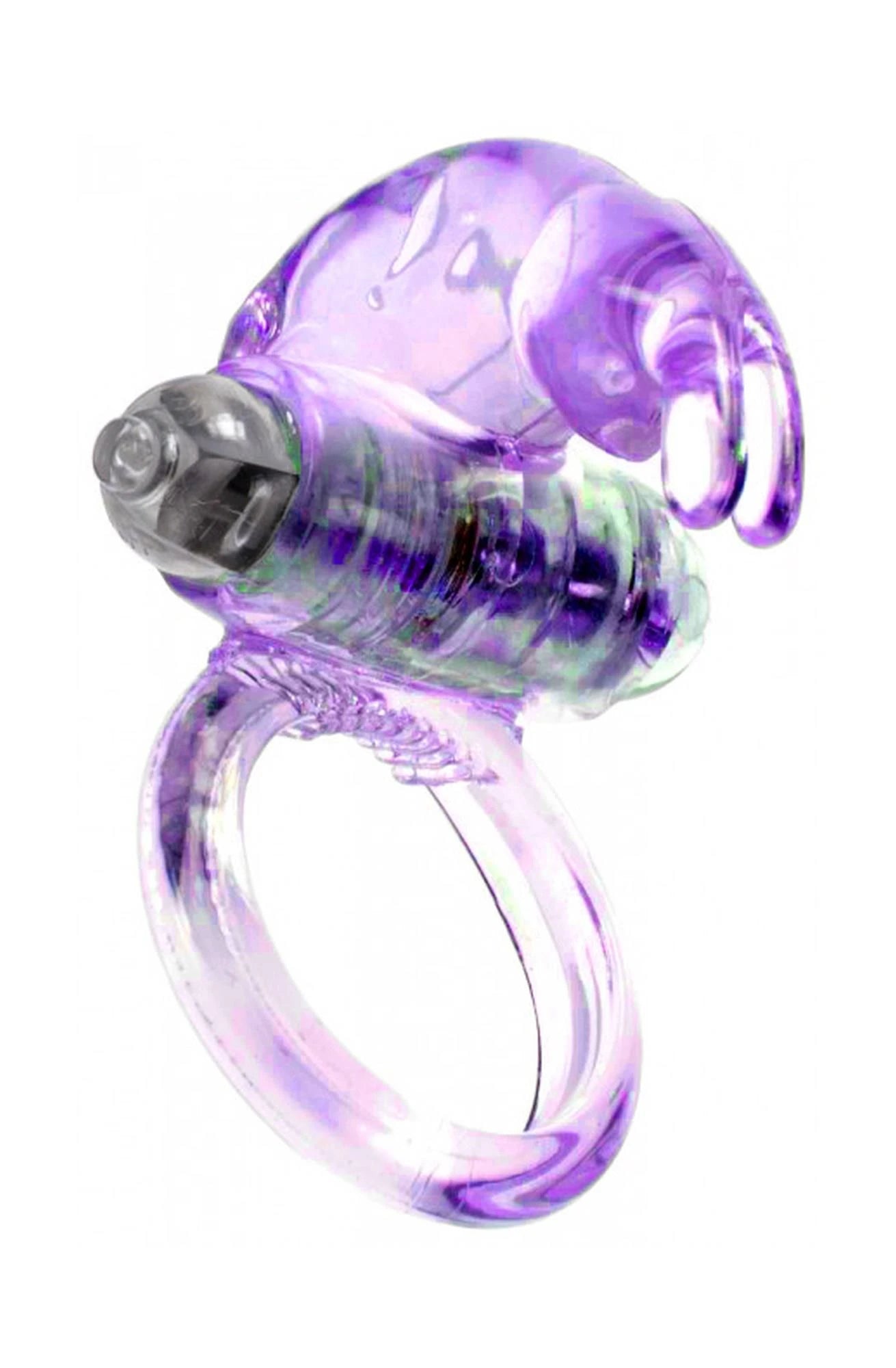 Anneau vibrant lapin Cockring violet