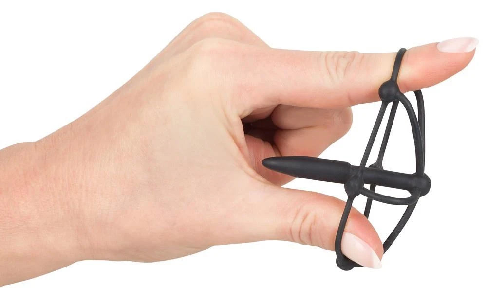 Dispositivo di castità Glans Cage – nero | Penisplug