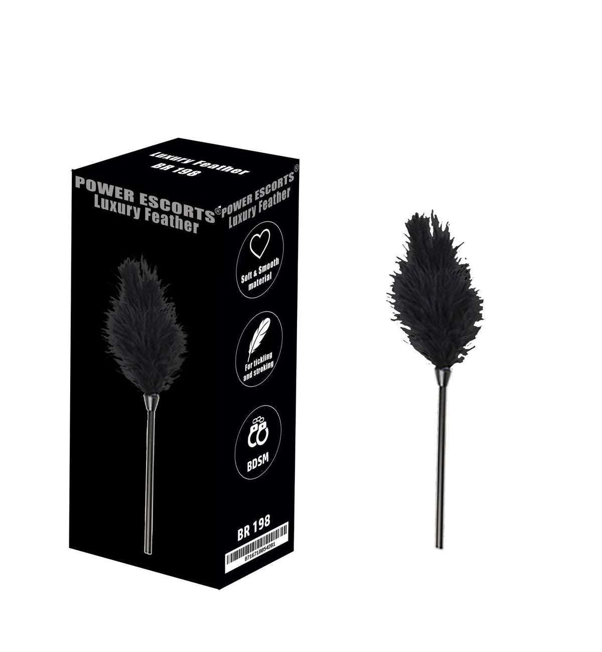 Frusta feather – nera | Power Escorts