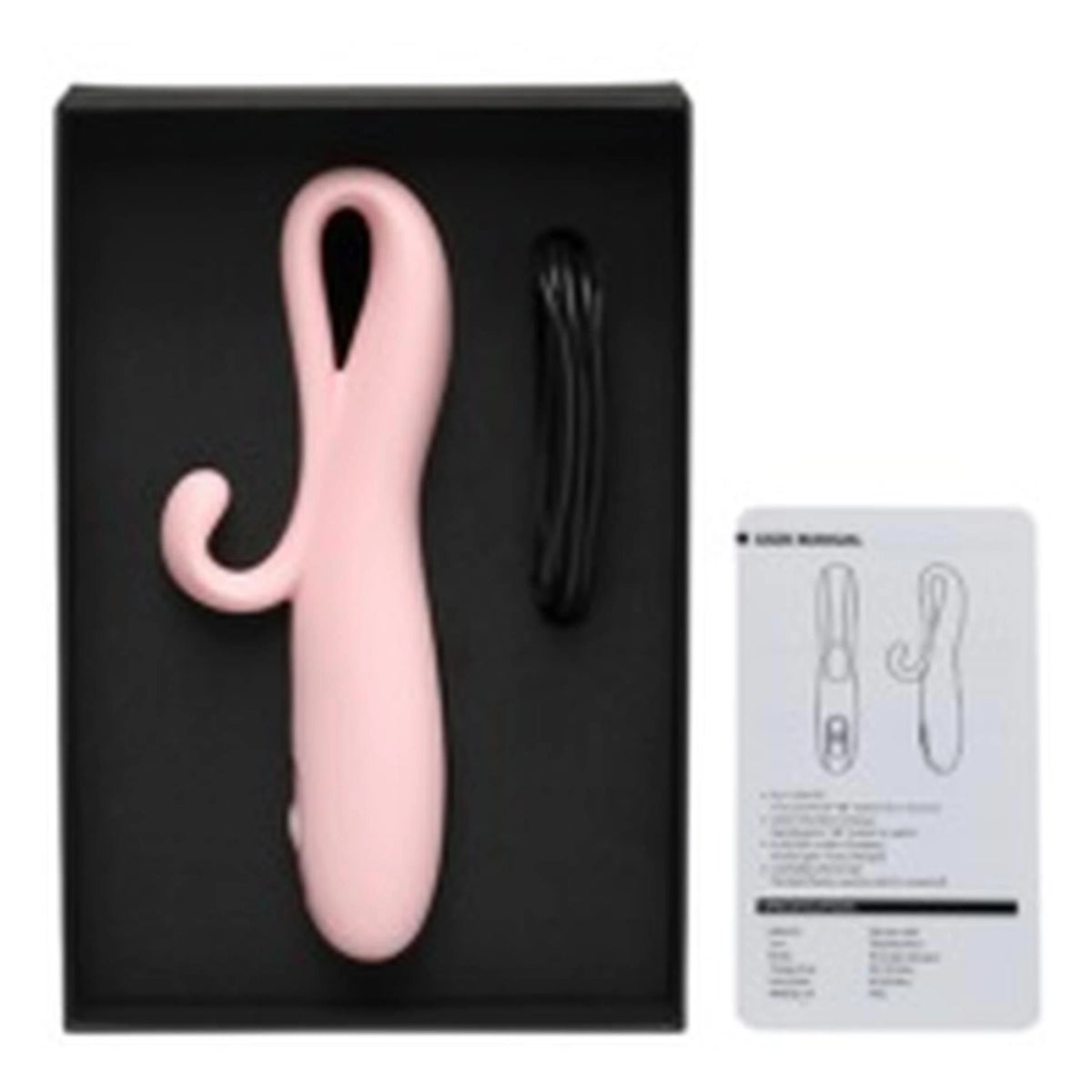 Estimulador de clítoris Flare 3 velocidades – recargable, rosa | INTY Toys