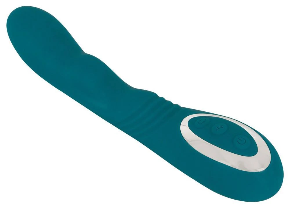 Vibratore punto G 10 funzioni – ricaricabile, rotante, verde | Sweet Smile