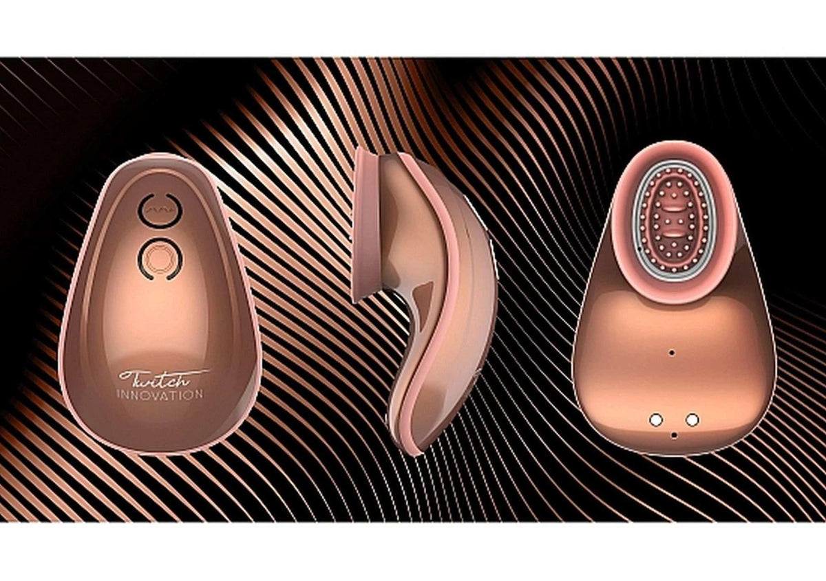 Klitoris-Stimulator Twitch Handsfree 10 Funktionen – mit Saugnapf, rosa | Innovation