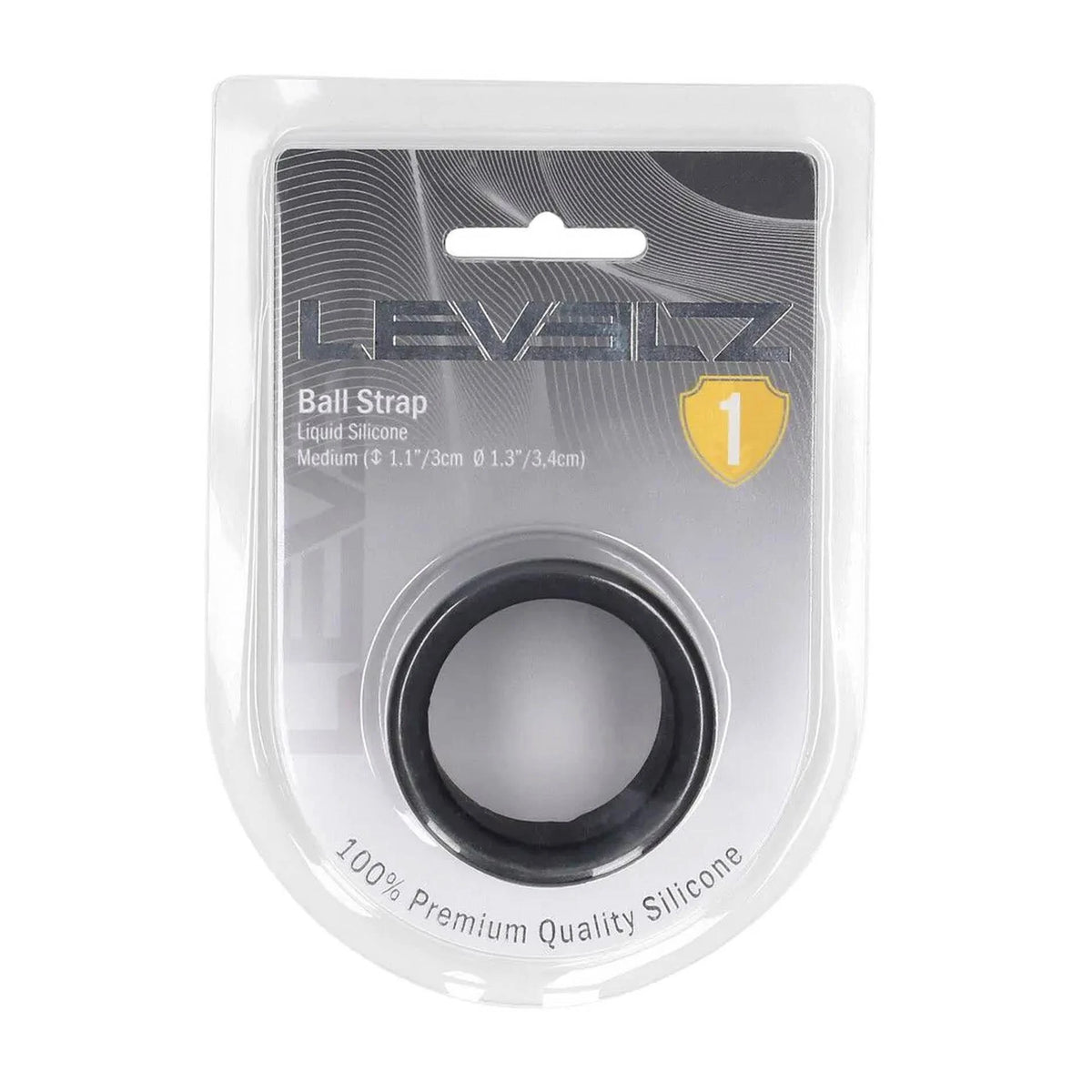Anneau pénien – noir 36-LVL01-0018BLK | Levelz